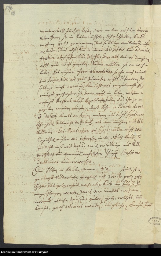 image.from.unit.number "Faulen [Ulnowo/Faulen - spor o wolny połów, karczmę, łany kościelne, ponowny obmiar majątku]"