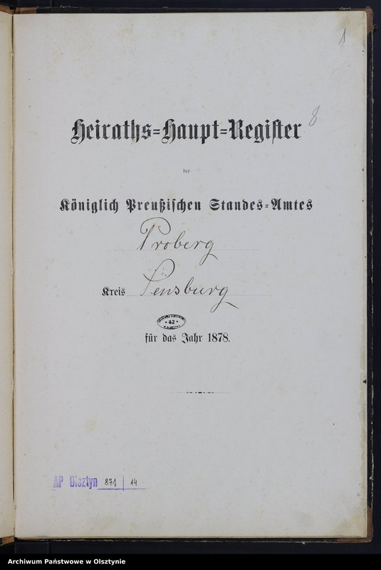 image.from.unit.number "Heiraths-Haupt-Register Nr 1 - 9"