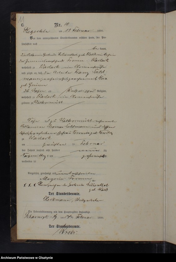 image.from.unit.number "Sterbe-Neben-Register Nr 1 - 74"