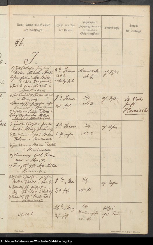 image.from.unit.number "Tauf-Register der Evangelischen Kirche zu Streckenbach"