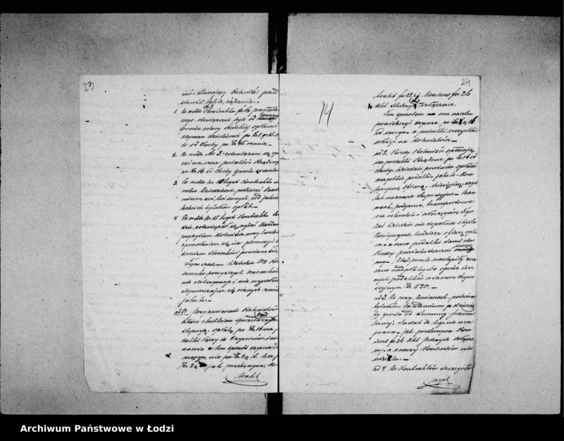 Obraz 20 z jednostki "Akta tyczące się komissoriów"