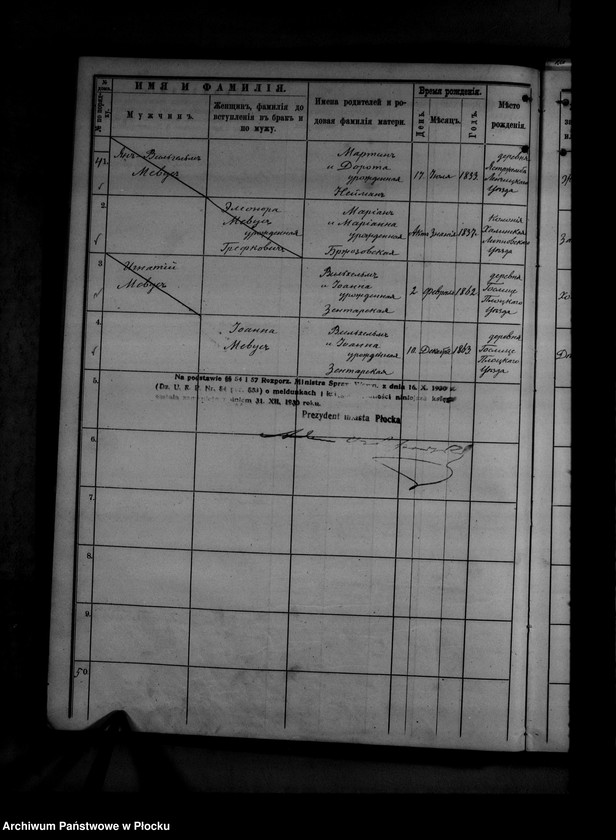 image.from.unit.number "[Księga zamknięta ludności stałej miasta Płocka - ul. Kolegialna nr 14]"