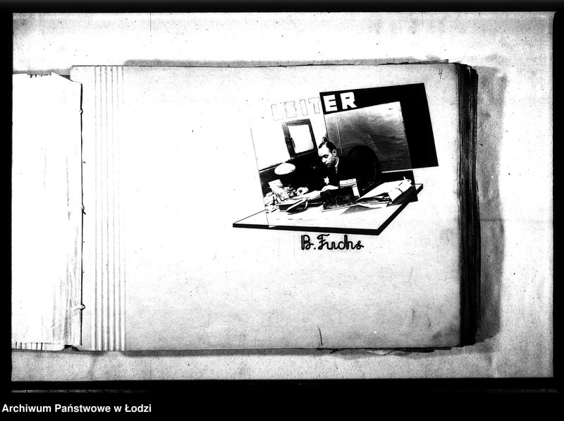 Obraz 7 z jednostki "[Album Arbeisamtu - Wydziału Pracy. Pracownicy wydziałów, graficzne przedstawienie schematu organizacji, używane druki, objaśnienia historyczne, rozbiórki domów]"