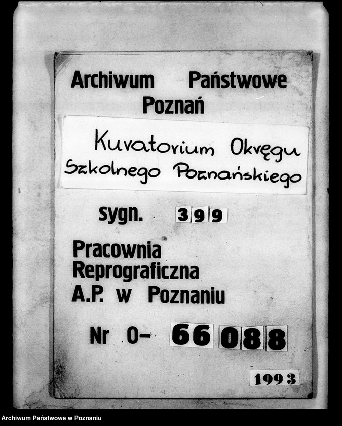 Obraz 1 z jednostki "Prywatne Gimnazjum Żeńskie SS. Urszulanek - Poznań [sprawozdanie z wizytacji i sprawy szkolne]"
