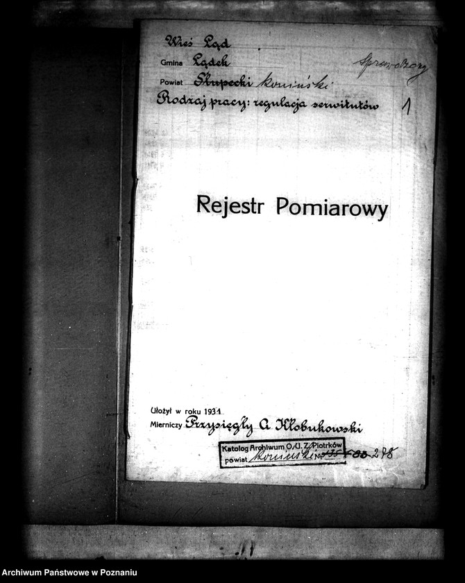 Obraz 5 z jednostki "Rejestr pomiarowy majątku Ląd"