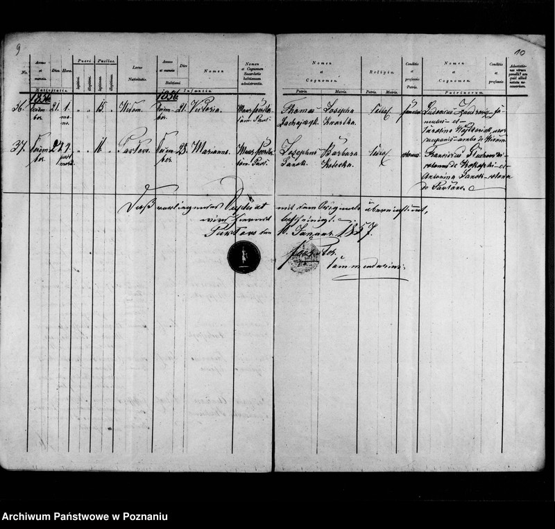 image.from.team "Akta stanu cywilnego Parafii Rzymskokatolickiej Pawłowo (pow. gnieźnieński)"