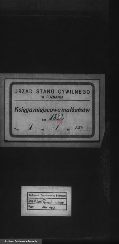 Obraz 1 z jednostki "Księga małżeństw t. I"