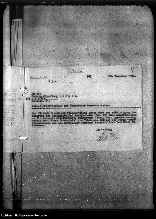 Obraz 8 z jednostki "Verwertete Warschauer Räumungsgüter"