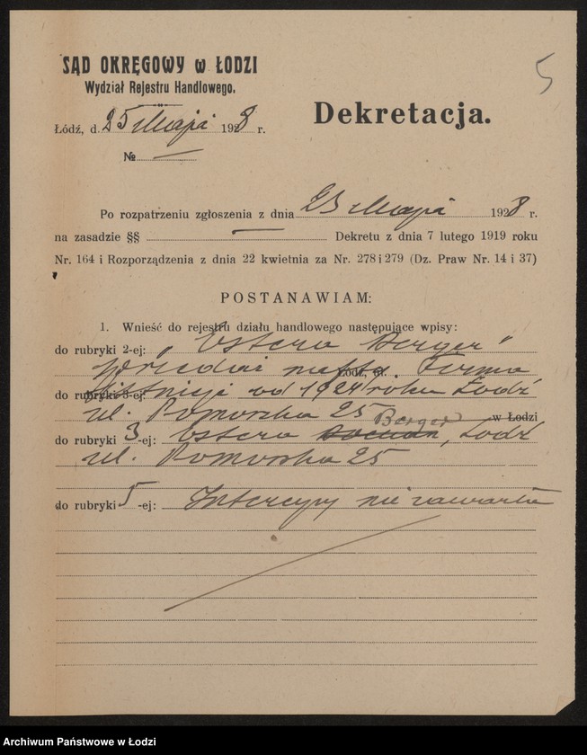 Obraz 7 z jednostki "Estera Berger – sprzedaż nafty"