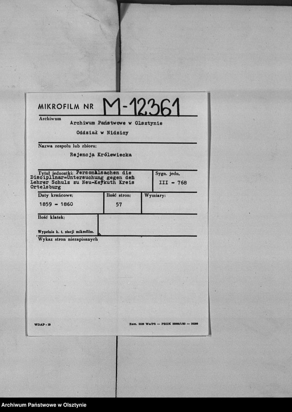 image.from.unit.number "Disciplinar-Untersuchung gegen den Lehrer Schulz [August] zu Neu Keykuth Kreis Ortelsburg"