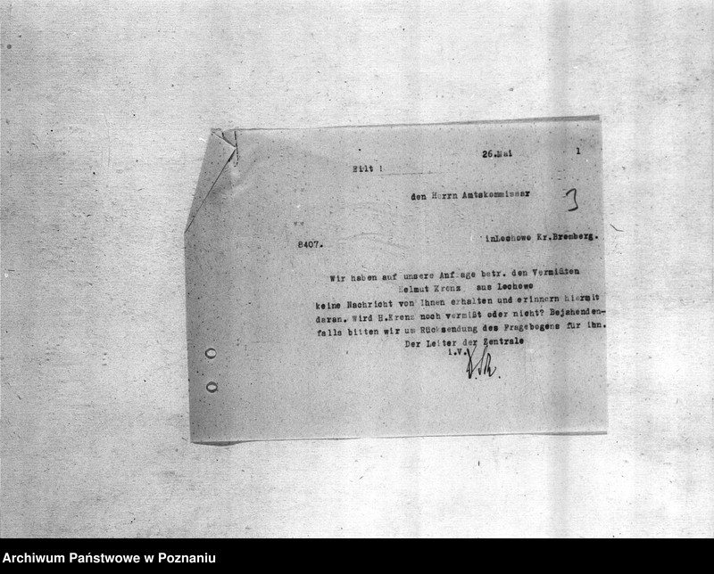 Obraz 7 z jednostki "Amtliche Meldungen Gemeinde Łochowo (Łoskowo). Kreis Bromberg (Bydgoszcz)"