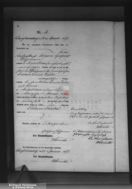 Obraz 5 z jednostki "Geburts-Neben-Register"