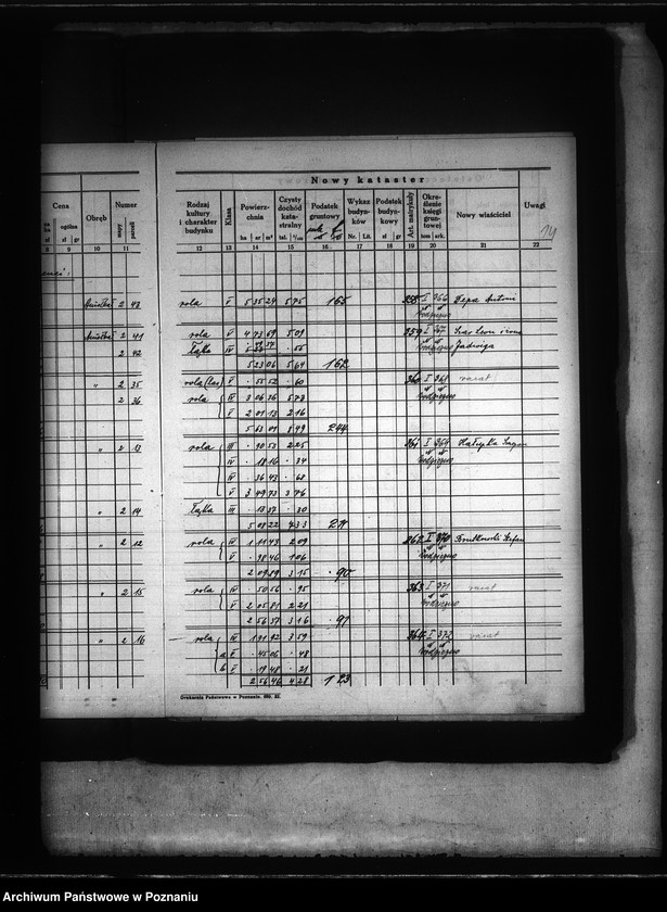 Obraz 18 z jednostki "Ostateczny i tymczasowy rejestr pomiarowy majątku Aniołka powiat kępiński"