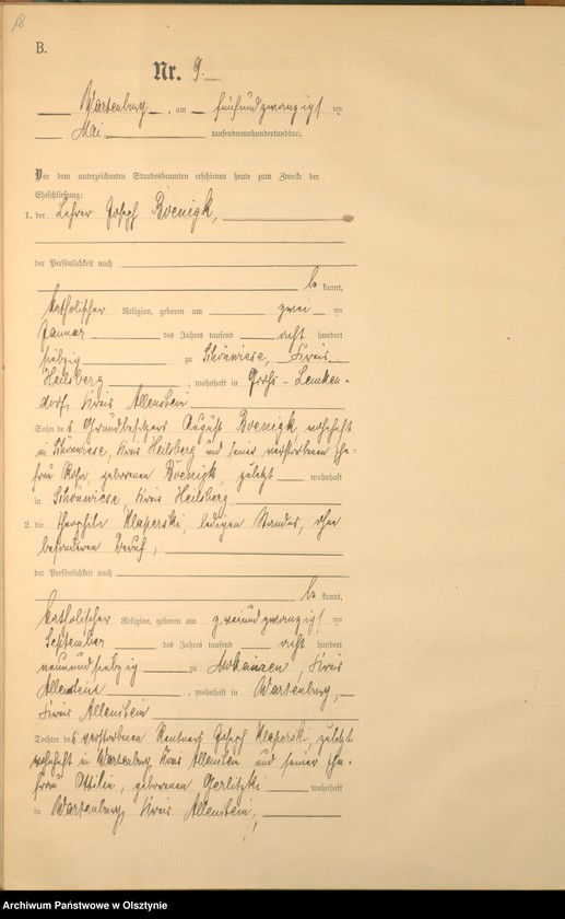 image.from.unit.number "Heiraths-Haupt-Register Nr 1 - 38"