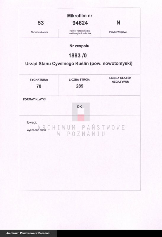 Obraz 2 z jednostki "Księga urodzeń"