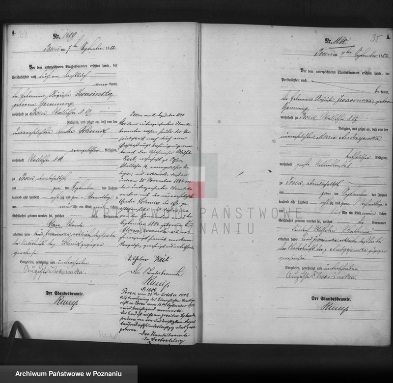 Obraz 19 z jednostki "Księga urodzeń t. IV"