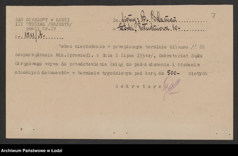 Obraz 9 z jednostki "B.Gelzman- sklep kolonialny"