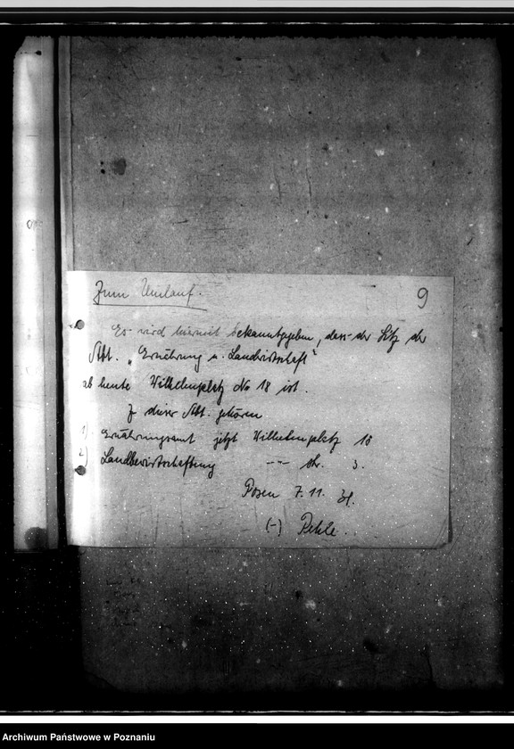 Obraz 13 z jednostki "Anordnungen nur für die Behörde"