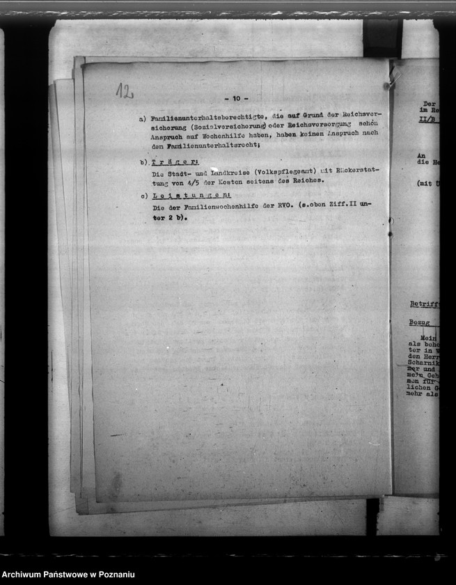 Obraz 16 z jednostki "Gesundheitspflege für werdende Mutter. Musterung der Wehrpflichtigen. Fliegenbekämpfung - Gesundheitliche Betreuung der Zivilbevölkerung"