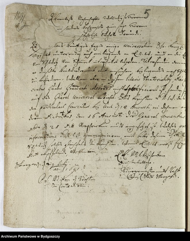 image.from.unit.number "Schriftwechsel der Stadt Neuenburg mit Stargard"