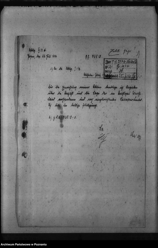 Obraz 5 z jednostki "Unterbringung der Katasterämter"