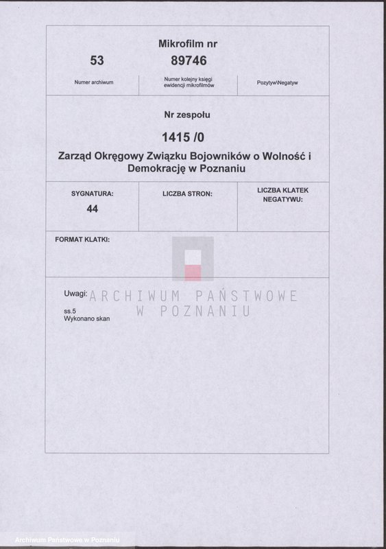 Obraz 2 z jednostki "Sprawozdanie z działalności Rzecznika Okręgowego Sądu Koleżeńskiego za okres od 1.l. - 30.Vl.1971 roku - 1973 roku"