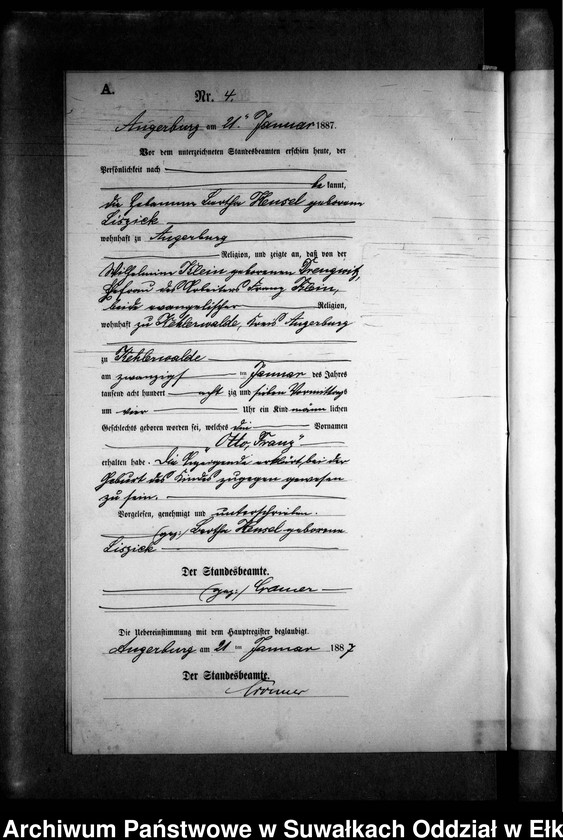 image.from.unit.number "Geburts-Neben-Register des Preussischen Standes-Amtes Kehlen Kreis Angerburg"