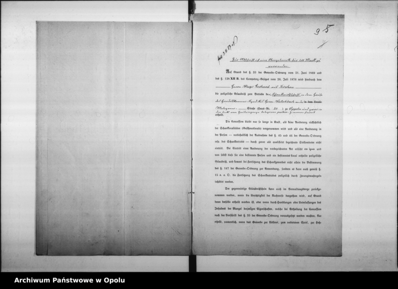 Obraz 10 z jednostki "Acta des Magistrats zu Oppeln betreffend die Schankwirtschaft im Kutschbach