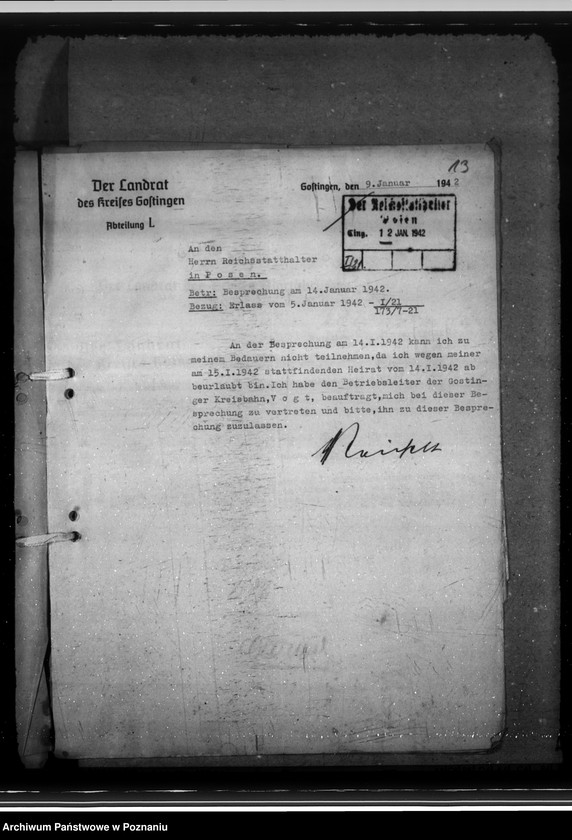 Obraz 17 z jednostki "Zweckverband "Gaubahnen Wartheland" Band II"