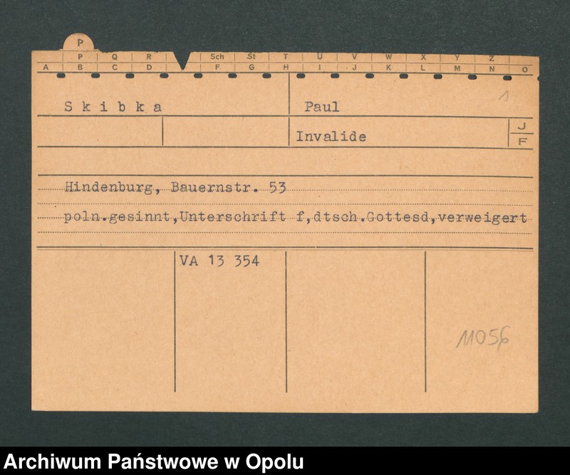 Obraz 3 z jednostki "[Skibka Paul, Hindenburg]"