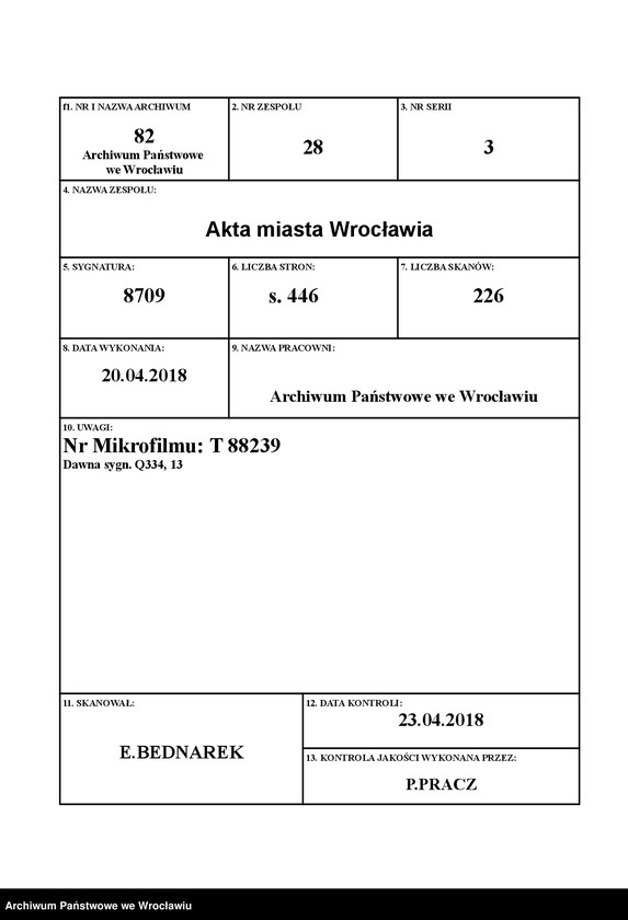 image.from.unit.number "Aufnahmebücher des früh. Kiserl. Kinderheims in Gräbschen"