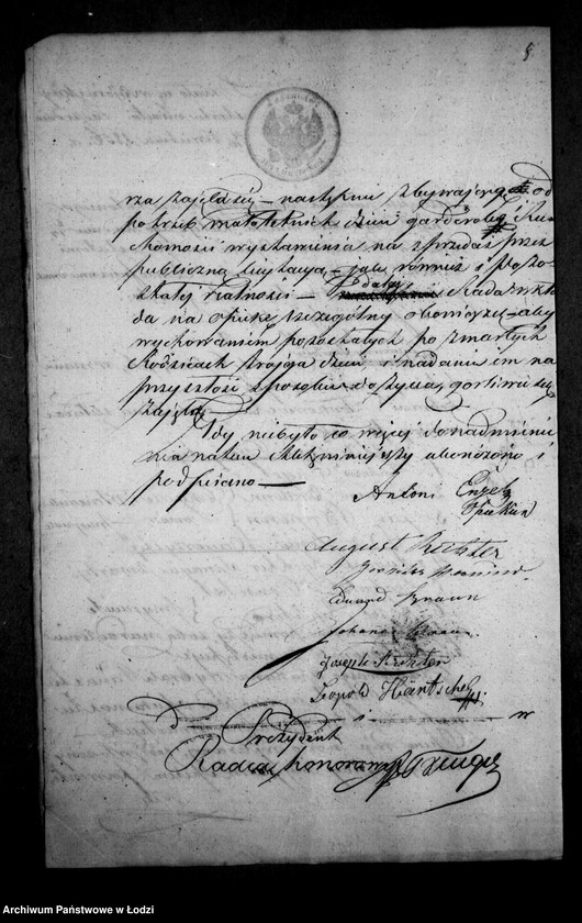 Obraz 9 z jednostki "Akta tyczące się rady familijnej i spisu inwentarza pozostałego po zmarłych Karolu i Annie Juliannie Schnabel"