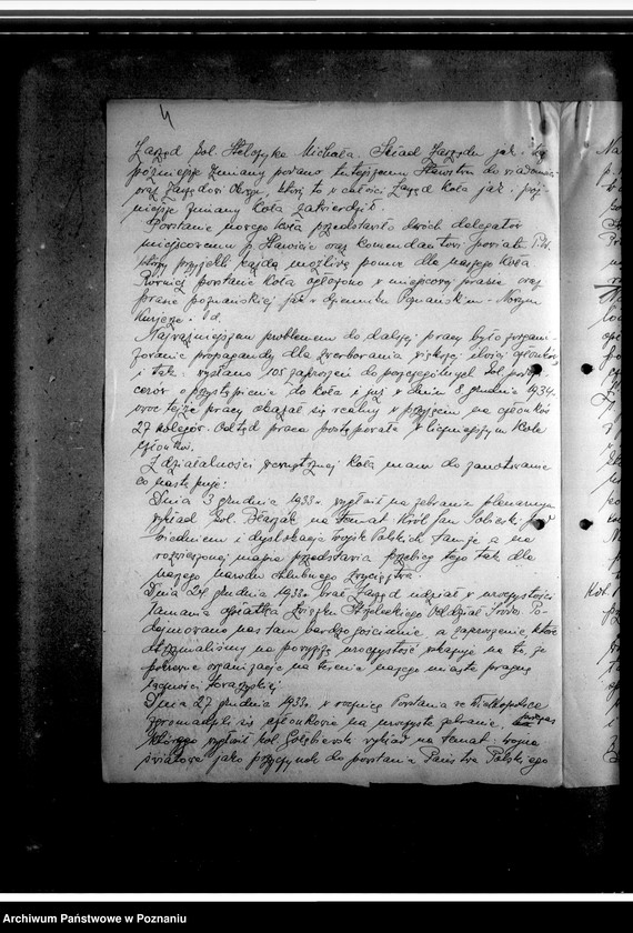 Obraz 8 z jednostki "Korespondencja Związku- Koło w Środzie dotycząca ewidencji członków, zaproszenia, komunikaty zawiadamiające o zebraniach, poświadczenia o przynależności. Karty przedstawionych do odznaczeń"