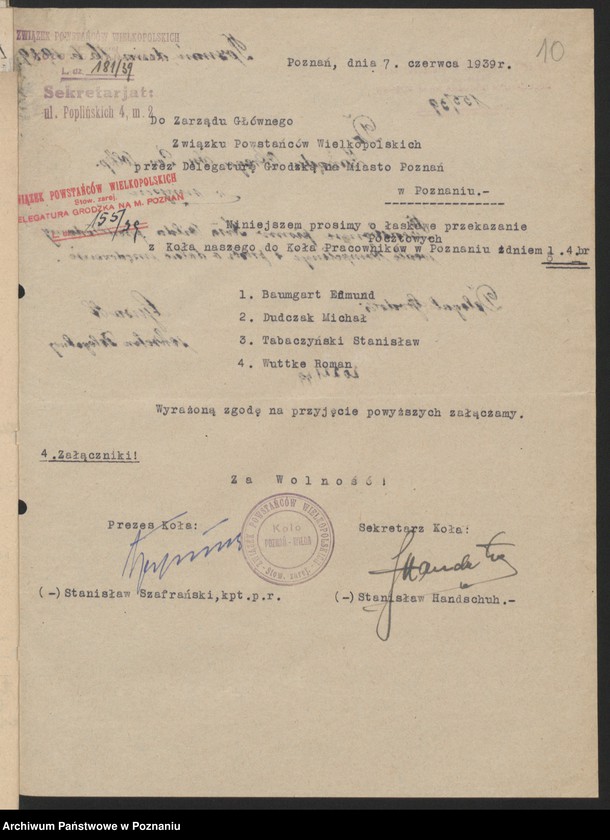 Obraz 14 z jednostki "Koło Pracowników Pocztowych - korespondencja."