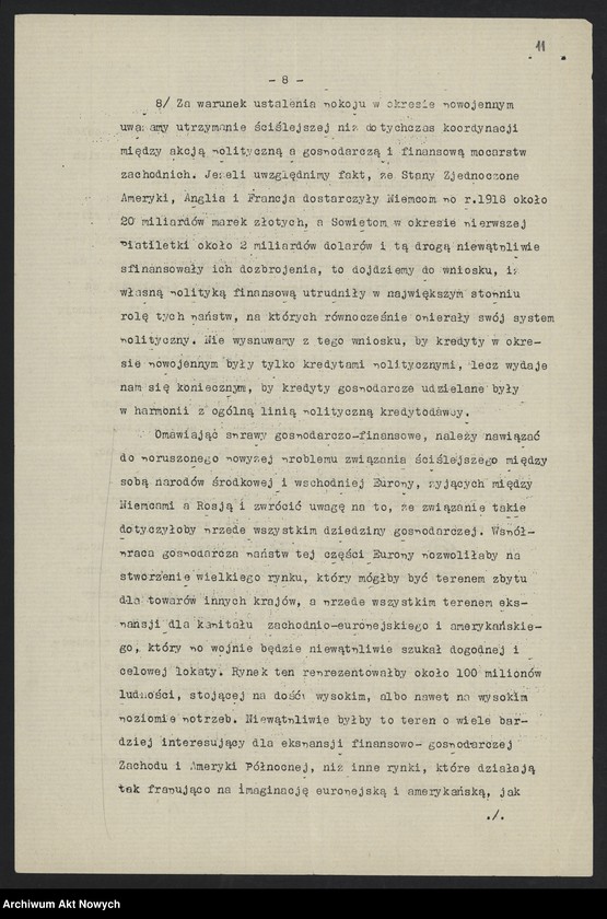 image.from.unit.number "Zaleski August; Załączniki: a) list (odpis) Skowrońskiego (Poseł RP w Brazylii); L.5 (odpowiedzi - rękopisy, maszynopisy); patrz 4246"
