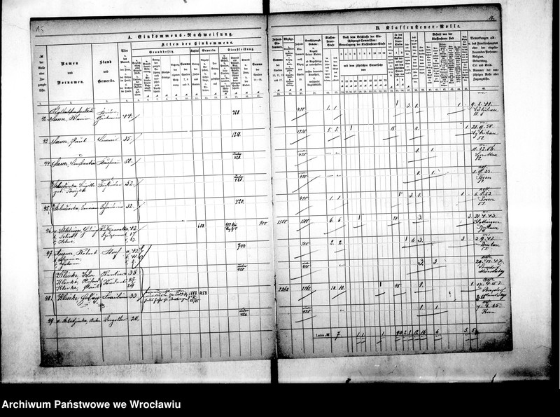 image.from.unit.number "Klassensteuerrolle nebst Eikommens - Nachweisung"
