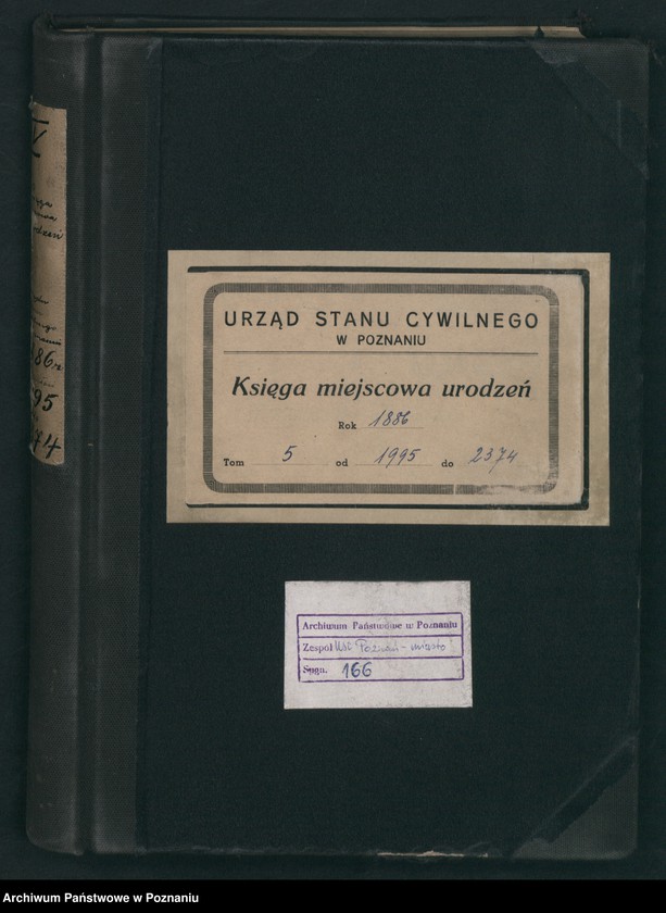 Obraz 2 z jednostki "Księga urodzeń t. V"