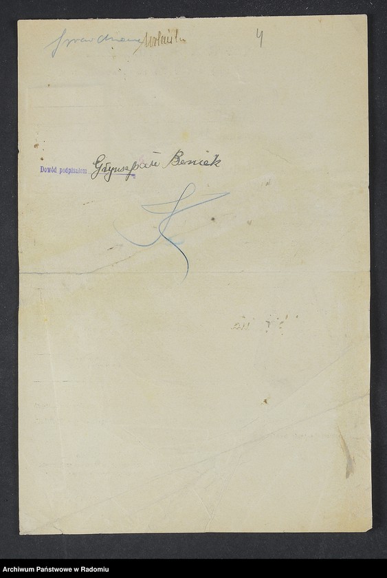 image.from.unit.number "[Wnioski o wydanie dowodów osobistych oraz nie odebrane dowody Grynszpan - Gutman Hercyk]"