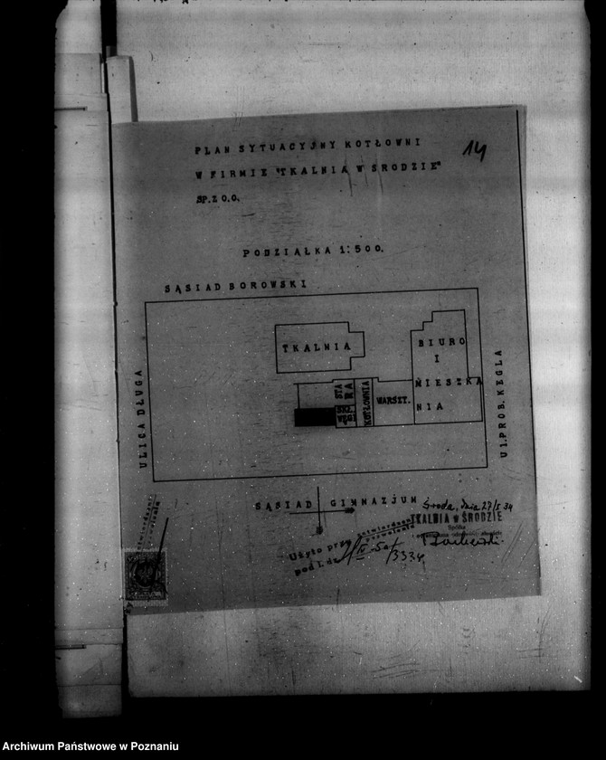 Obraz 18 z jednostki "Tkalnia Spółka z o. o. w Środzie nr woj. 3334"