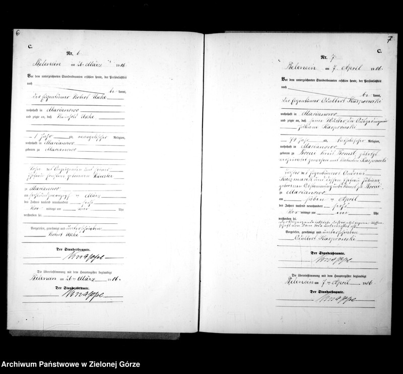 Obraz 8 z jednostki "Sterbe-Neben-Register"