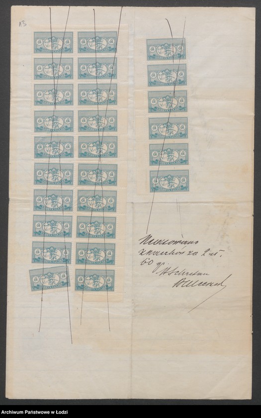 Obraz 15 z jednostki "Michał Tadeusz Radziejowski i S-ka- handel win i wódek z Zelowie"