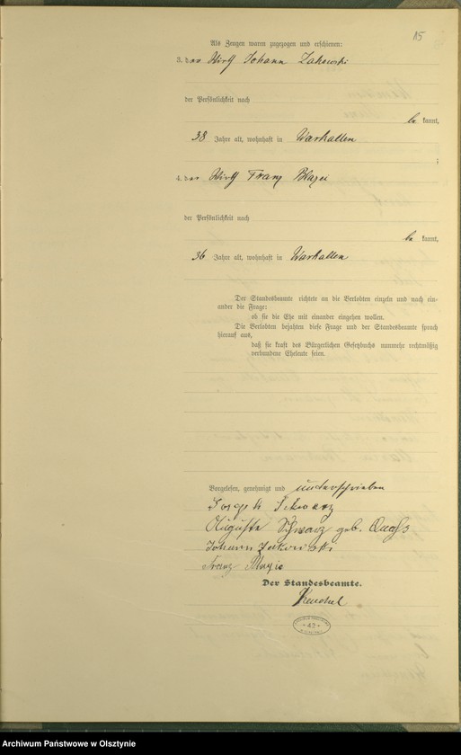 image.from.unit.number "Heiraths-Haupt-Register Nr 1 - 16"