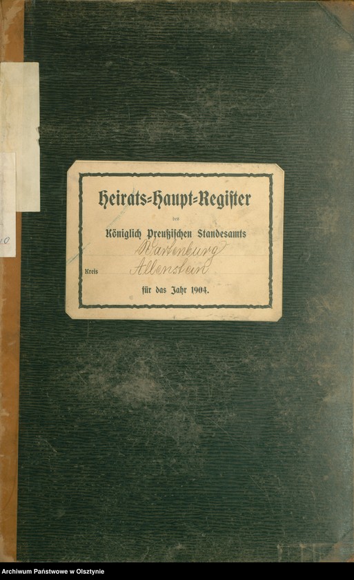 image.from.unit.number "Heiraths-Haupt-Register Nr 1 - 22"