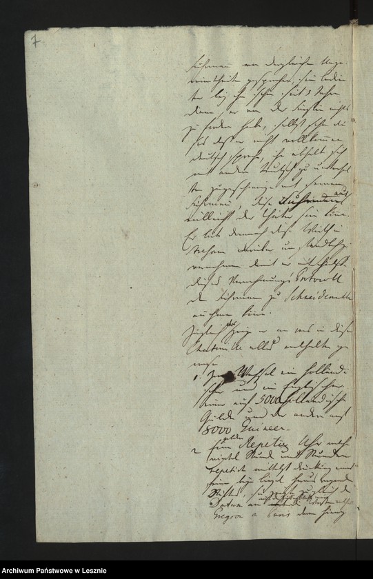 Obraz 9 z jednostki "[Die Vernehmung des Grafen Nowosielski über die Entwendung seiner Chatoulle]"