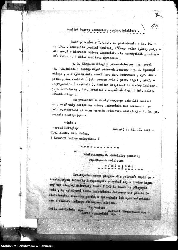 Obraz 14 z jednostki "Opcje, sprawy kolonizacyjne, przewłaszczenia, eksmisje kolonistów [organizacyjne i parcelacyjne]"
