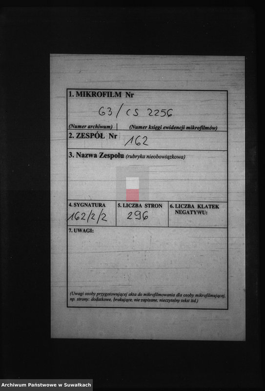 image.from.unit.number "Papiery stosowane do Aktów Małżeństwa Stanu Cywilnego Gminy Puńskiey od dnia 1 Maja 1809r"