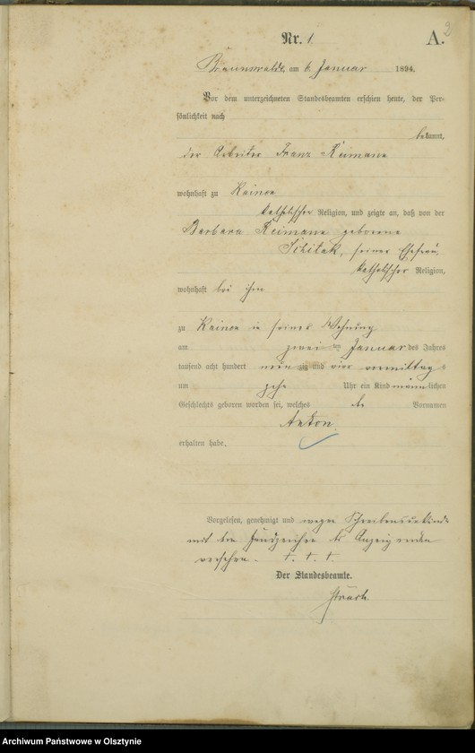 image.from.unit.number "Geburts-Haupt-Register Nr 1 - 103"