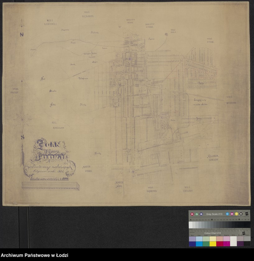 Obraz 10 z kolekcji "Łódź na mapach111"