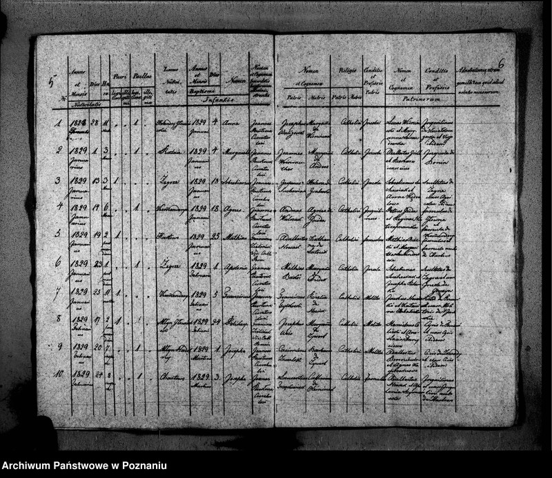 Obraz 7 z jednostki "Duplikat libri baptisatorum, copulatorum, mortuorum"