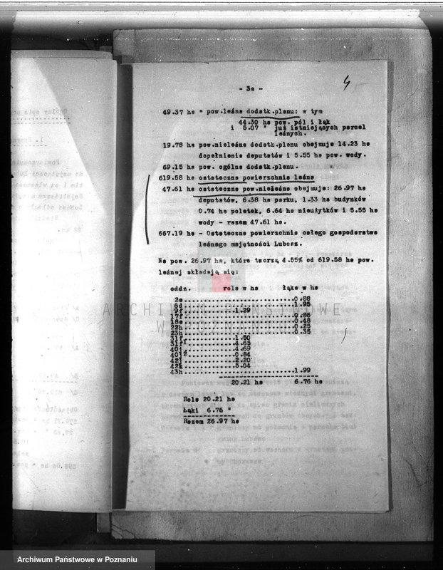 Obraz 6 z jednostki "Dodatkowy plan urządzania lasu dla lasu majątku Lubosz powiatu międzychodzkiego"